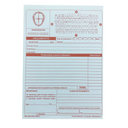BLOCO DE ORÇAMENTO 50X1 C/5