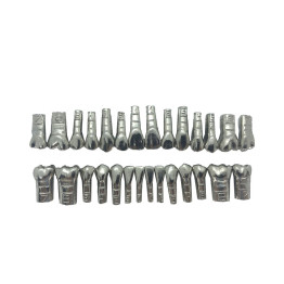 DENTES LISO C/RANHURA NA RAIZ C/28