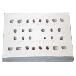 MOLDE DE SILICONE P/CONFECÇÃO DENTES PROVISÓRIOS