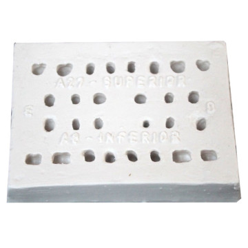 MOLDE DE SILICONE P/CONFECÇÃO DENTES PROVISÓRIOS