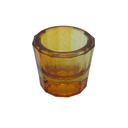 POTE DE DAPPEN DE VIDRO (LARANJA)