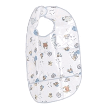 BABEIRO PLÁSTICO LAVÁVEL C/BOLSO INFANTIL