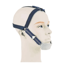 CASQUETE MENTONEIRA COMPLETA REGULÁVEL AZUL
