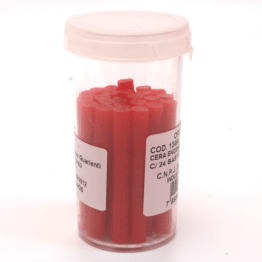 CERA ENCERAMENTO PROGRESSIVO C/24 BASTÕES VERMELHO