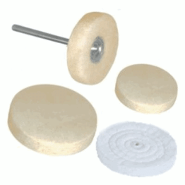DISCO DE FELTRO P/ CROMO 5X35MM S/ MANDRIL MACIA