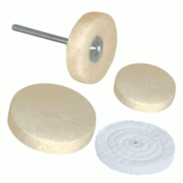 DISCO DE FELTRO P/ CROMO 5X35MM S/ MANDRIL MACIA
