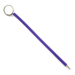 ELÁSTICO P/ LIGADURA BENGALINHA ROXO CRISTAL