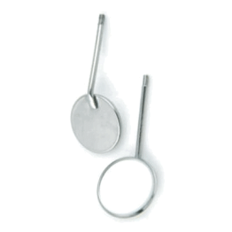 ESPELHO BUCAL PLANO INOX Nº 5 C/12