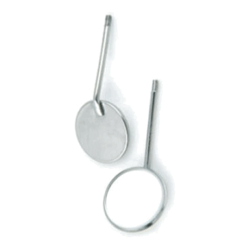 ESPELHO BUCAL PLANO INOX Nº 5 C/12