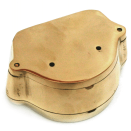 MUFLA DE LATÃO POLIDA Nº 6 C/ PINO