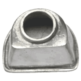 MUFLA DE ALUMÍNIO P/ REPRODUÇÃO C/1 FURO