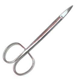 TESOURA IRIS 12 CM RETA INOX
