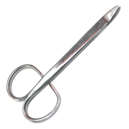 TESOURA OURO CURVA INOX