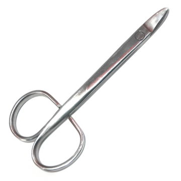 TESOURA OURO CURVA INOX